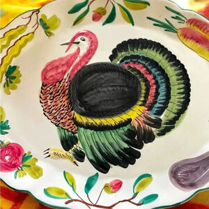 20" Oval Thanksgiving Serving Platter CLOSET CLEANOUT